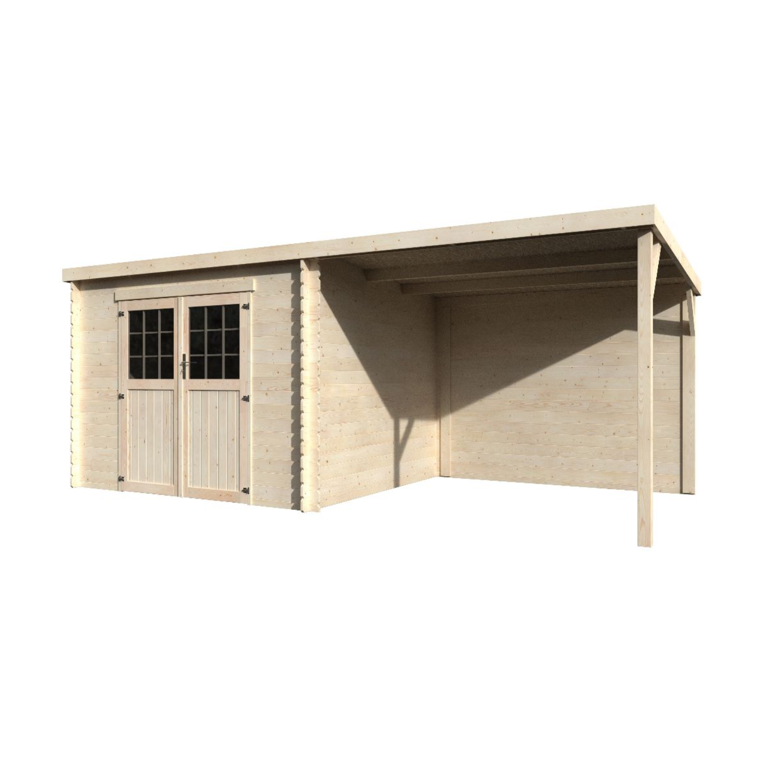 Casetta da giardino bois – 18,36 m2- Haut De Gamme – Prix usine – DESTOCKAGE - Miniature 3