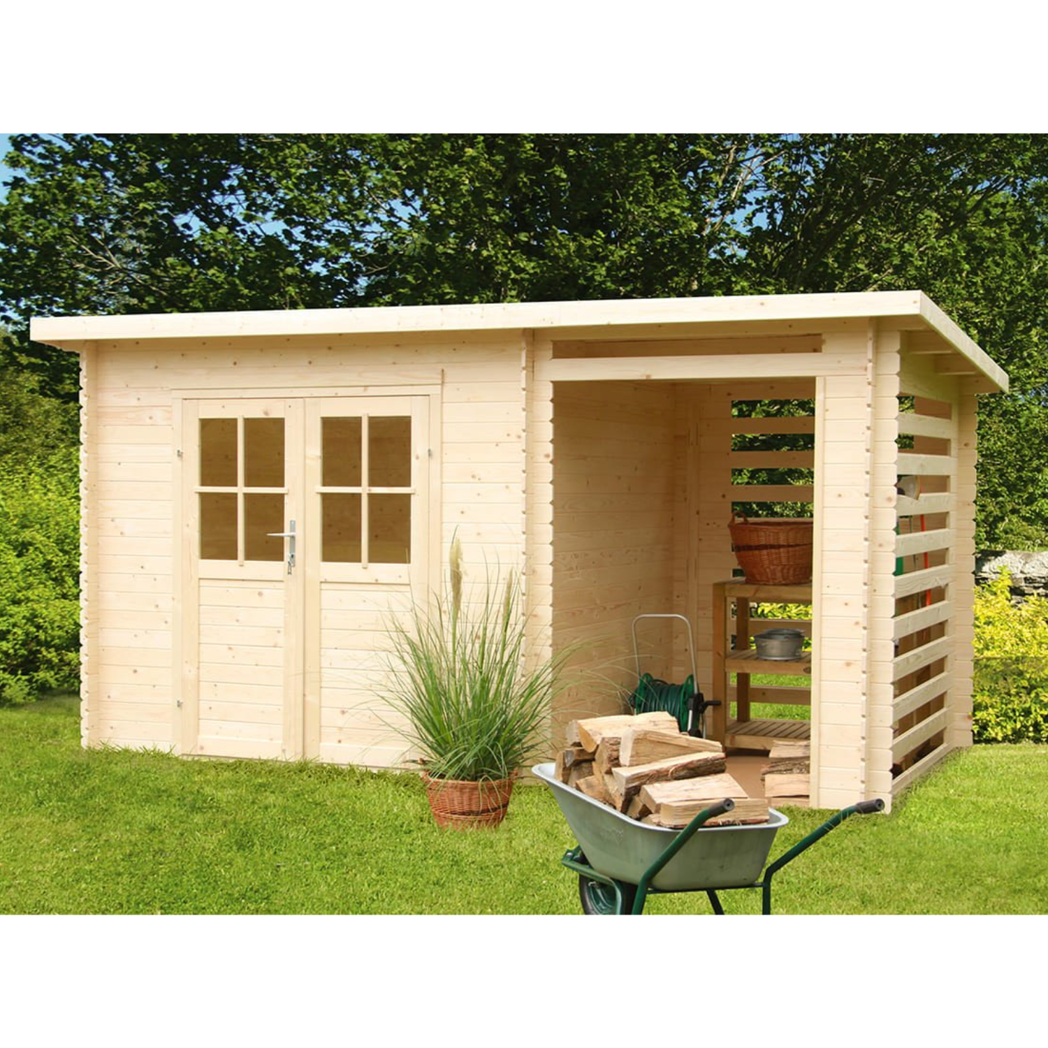 Casetta da giardino Legno – 7.44 m2 – Prezzo di fabbrica – LIQUIDAZIONE