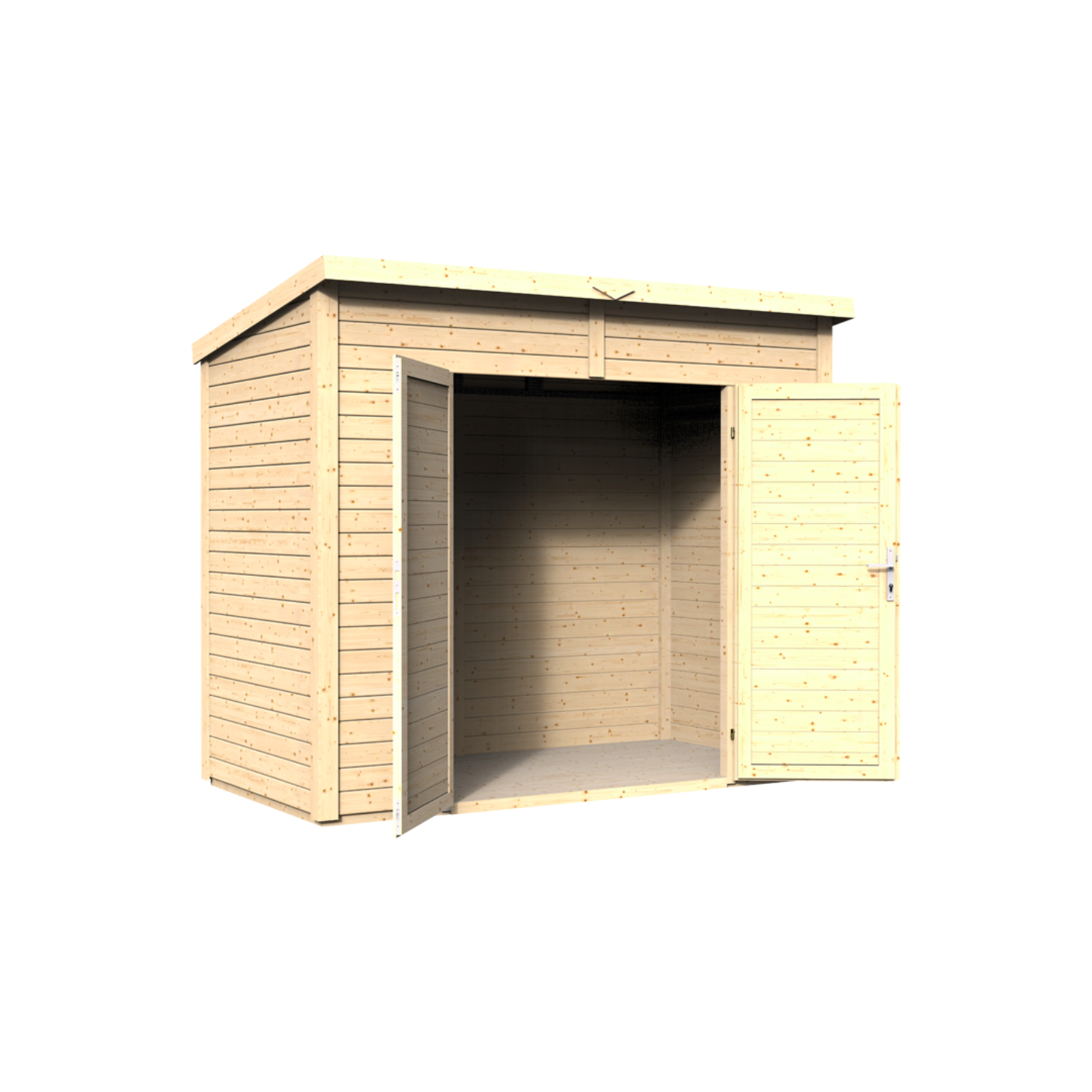 Abri de jardin bois Midway – 244 x 121 cm - Miniature 2