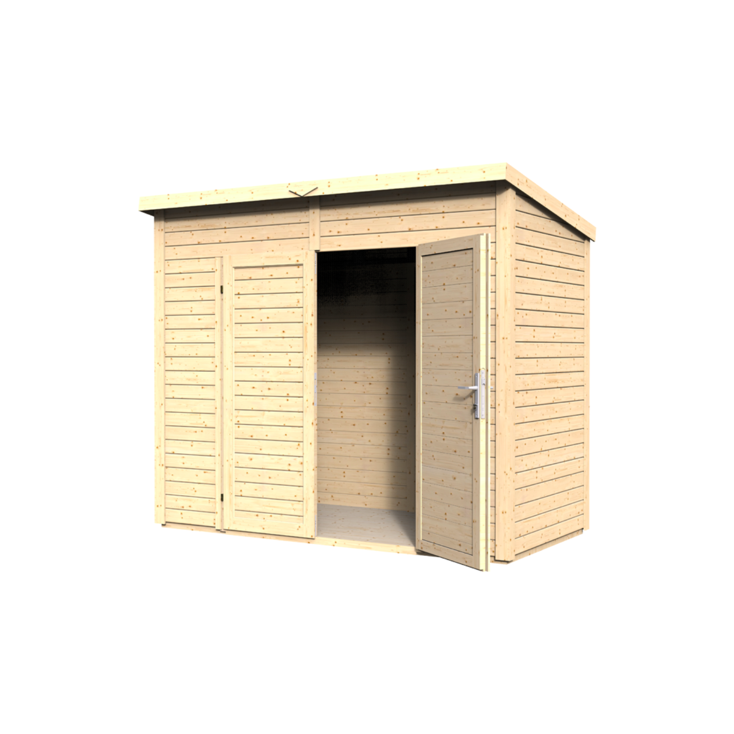 Abri de jardin bois Midway – 244 x 121 cm - Miniature 4