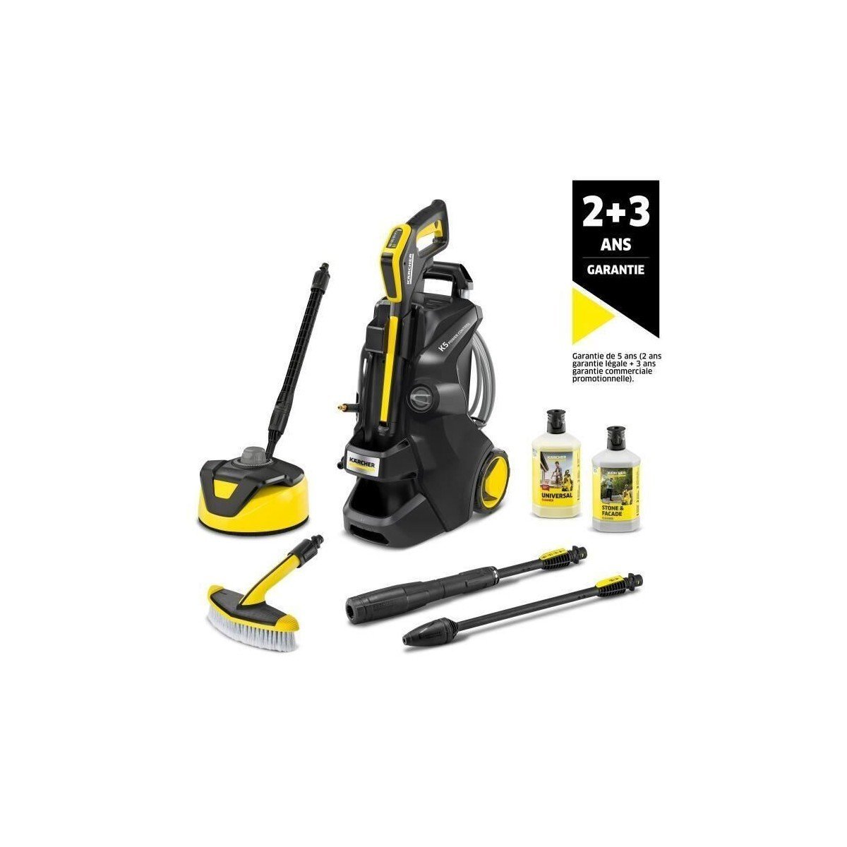 KARCHER - Idropulitrice KARCHER K5 Power Control Flex Home&Brush 500 L/h - 2100 W - 145 bars - consegnata con 2 spazzole + 2