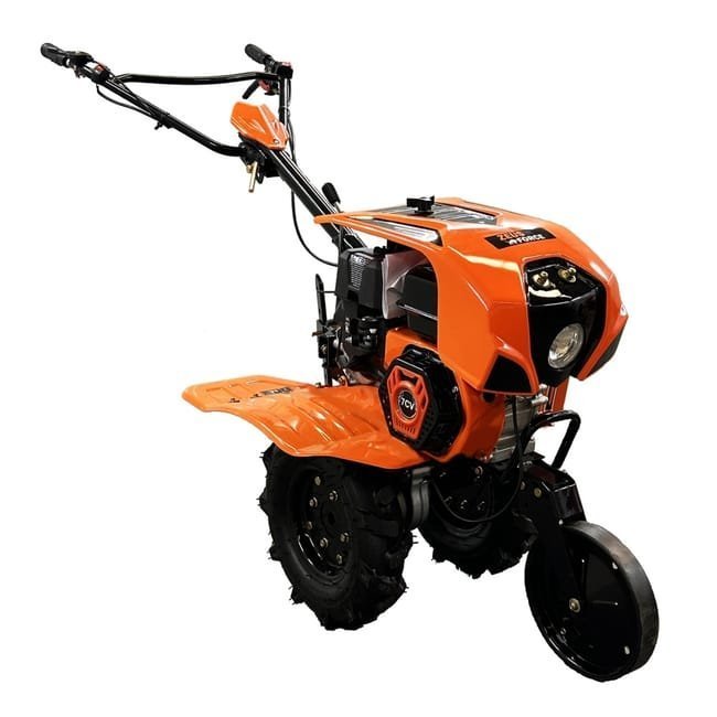 Motozappa thermique professionnel 212 cc - 7 CV ZEUS FORCE avec full kit et butoir - Miniature 2