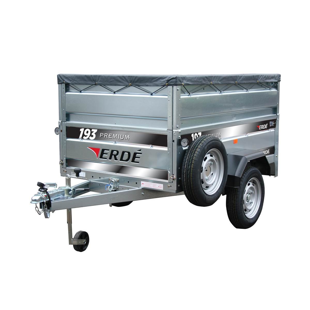 RIMORCHIO 193 PREMIUM CON 5 ACCESSORI INCLUSI ERDE